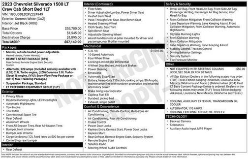 2023 Chevrolet Silverado 1500 LT