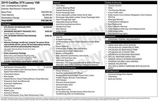 2019 Cadillac XT5 Luxury