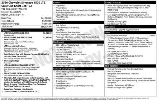 2026 Chevrolet Silverado 1500 LTZ