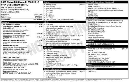 2025 Chevrolet Silverado 2500 LT