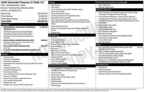 2023 Chevrolet Traverse LT Cloth