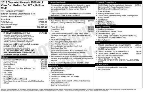 2015 Chevrolet Silverado 2500 LT