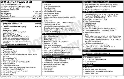 2024 Chevrolet Traverse LT