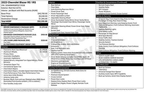 2023 Chevrolet Blazer RS