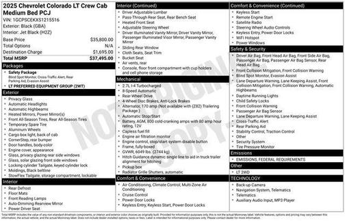 2025 Chevrolet Colorado LT