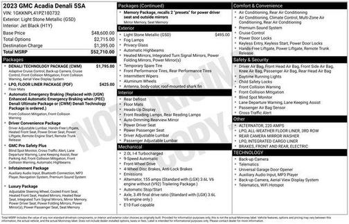 2023 GMC Acadia Denali