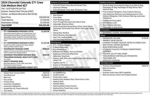 2024 Chevrolet Colorado Z71