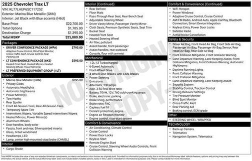2025 Chevrolet Trax LT