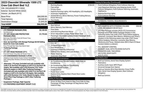 2023 Chevrolet Silverado 1500 LTZ