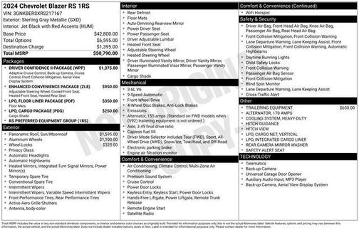 2024 Chevrolet Blazer RS