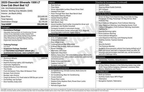 2025 Chevrolet Silverado 1500 LT