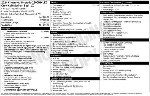 2024 Chevrolet Silverado 2500 LTZ