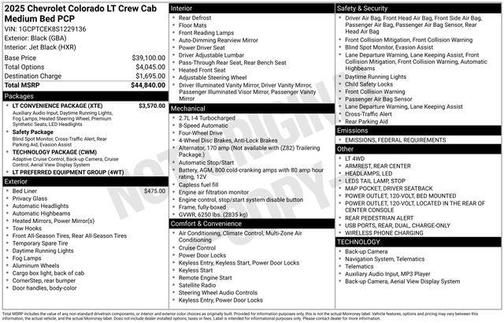 2025 Chevrolet Colorado LT