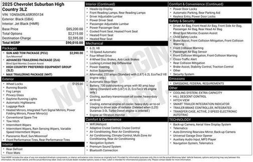 2025 Chevrolet Suburban 4WD High Country