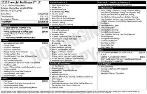 2025 Chevrolet Trailblazer LT