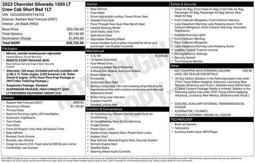 2023 Chevrolet Silverado 1500 LT