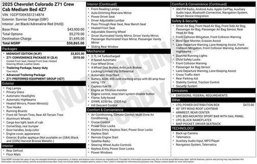 2025 Chevrolet Colorado Z71