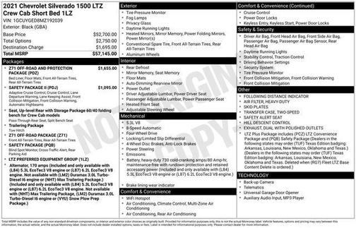 2021 Chevrolet Silverado 1500 LTZ