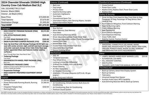 2024 Chevrolet Silverado 2500 High Country