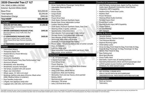 2020 Chevrolet Trax LT