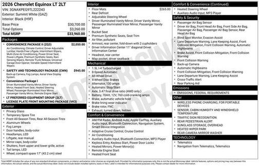 2026 Chevrolet Equinox 1LT