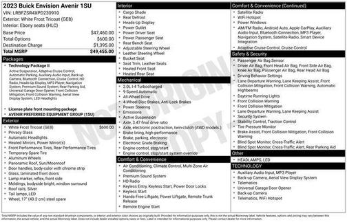 2023 Buick Envision Avenir AWD