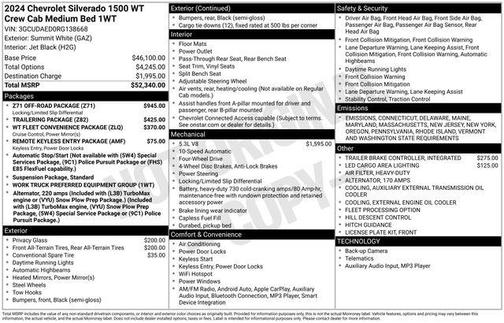 2024 Chevrolet Silverado 1500 WT