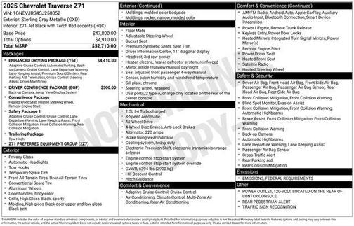 2025 Chevrolet Traverse AWD Z71