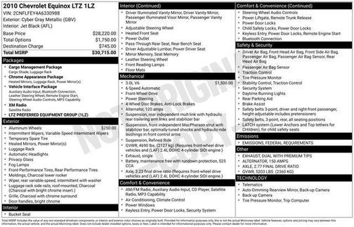 2010 Chevrolet Equinox LTZ