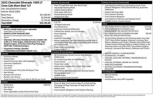 2022 Chevrolet Silverado 1500 LT