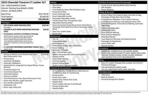 2023 Chevrolet Traverse LT Leather
