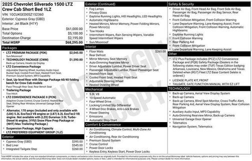 2025 Chevrolet Silverado 1500 LTZ