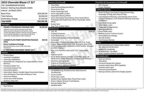 2023 Chevrolet Blazer 3LT