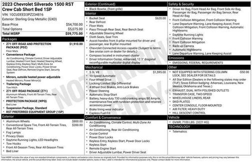 2023 Chevrolet Silverado 1500 RST