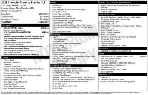 2023 Chevrolet Traverse Premier