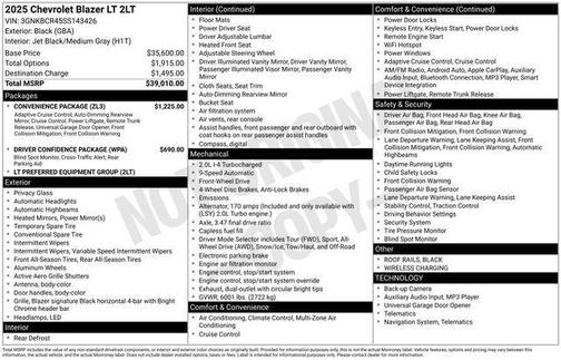 2025 Chevrolet Blazer 2LT