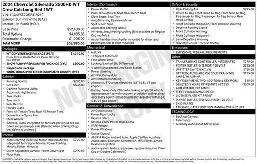 2024 Chevrolet Silverado 3500 WT