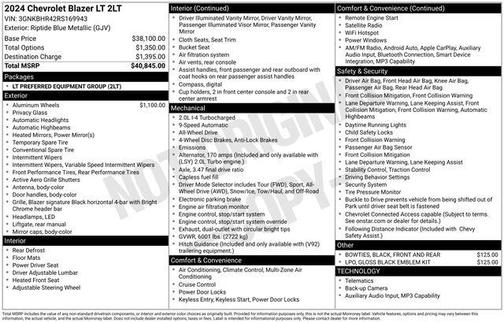 2024 Chevrolet Blazer 2LT