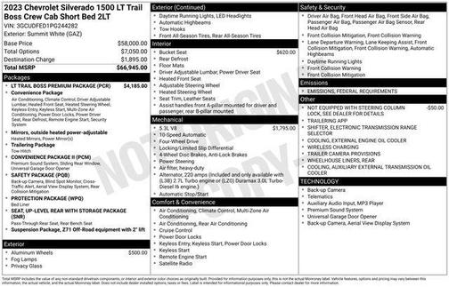 2023 Chevrolet Silverado 1500 LT Trail Boss