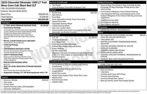 2023 Chevrolet Silverado 1500 LT Trail Boss