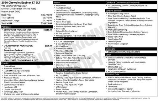 2026 Chevrolet Equinox 1LT