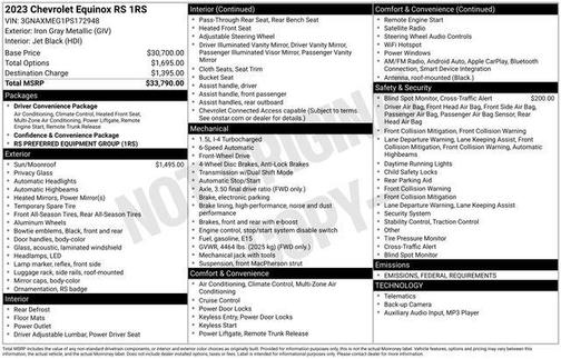 2023 Chevrolet Equinox FWD RS