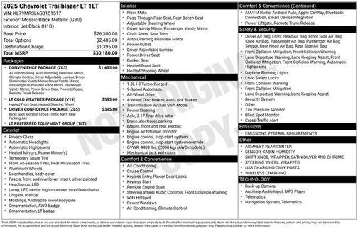 2025 Chevrolet Trailblazer LT