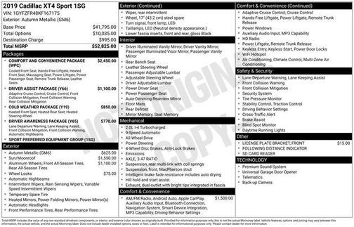 2019 Cadillac XT4 Sport