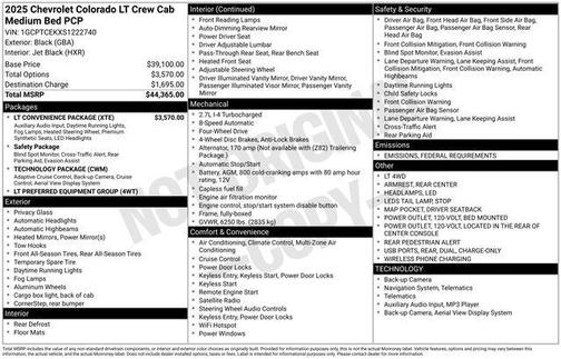 2025 Chevrolet Colorado LT