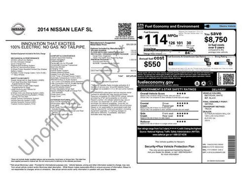 2014 Nissan Leaf SL