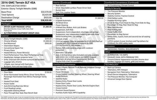 2016 GMC Terrain SLT