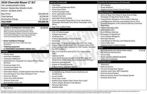 2024 Chevrolet Blazer 3LT