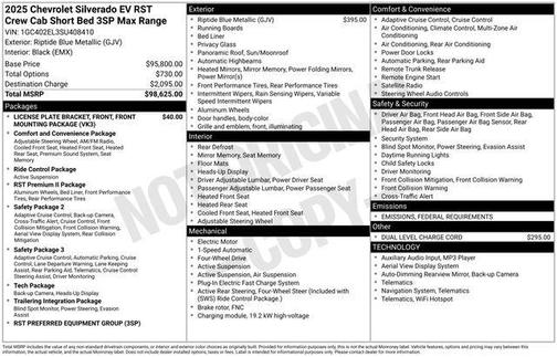 2025 Chevrolet Silverado EV RST