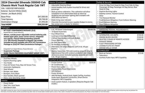 2024 Chevrolet Silverado 3500 WT